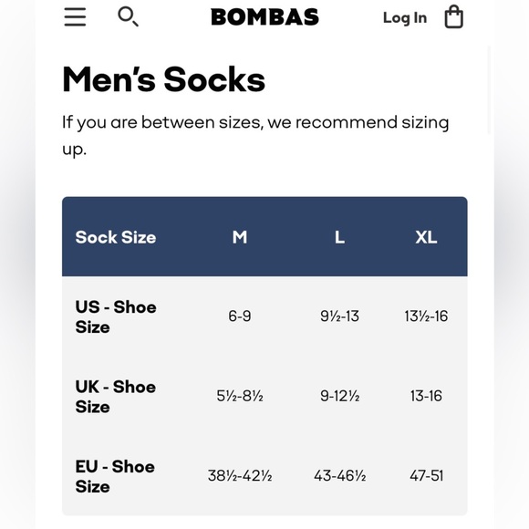 Bombas 2 Pairs Unisex Black Socks Size Small - Picture 8 of 8